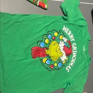 Dr. Seuss Green Grinch Holiday Tee